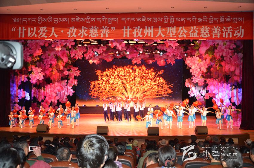 “我州大型公益慈善晚会在康定举行